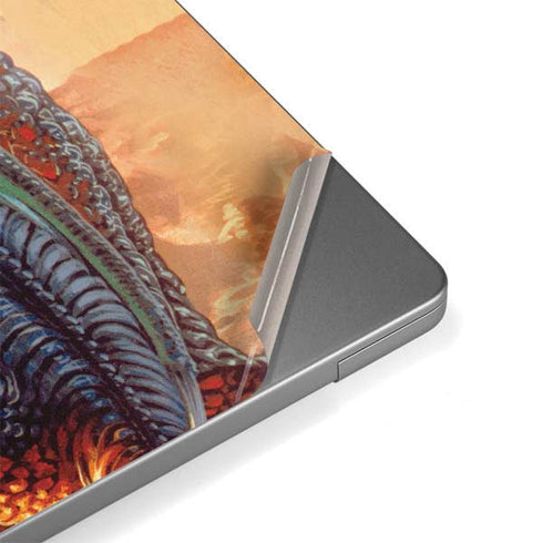 Bravery Misplaced Dragon and Knight by Ed Beard Jr Apple MacBook Pro 14-inch Skin