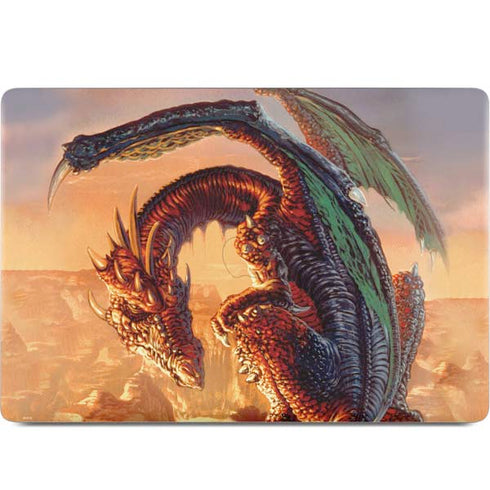 Bravery Misplaced Dragon and Knight by Ed Beard Jr MacBook Skins