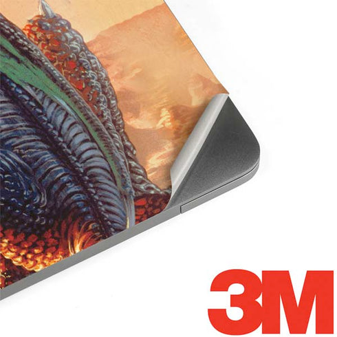 Bravery Misplaced Dragon and Knight by Ed Beard Jr MacBook Skins