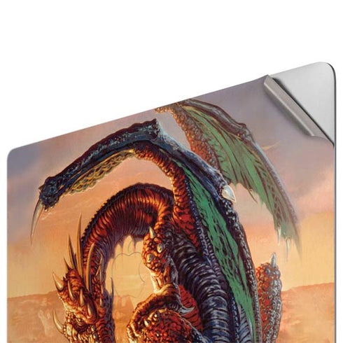 Bravery Misplaced Dragon and Knight by Ed Beard Jr Apple MacBook Pro 16-inch Skin