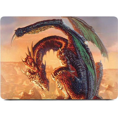 Bravery Misplaced Dragon and Knight by Ed Beard Jr Apple MacBook Pro 16-inch Skin