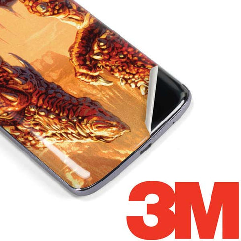 Bravery Misplaced Dragon and Knight by Ed Beard Jr Moto E5 Plus Skin