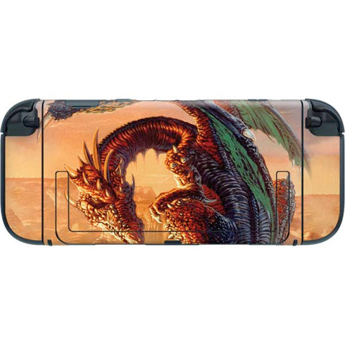 Bravery Misplaced Dragon and Knight by Ed Beard Jr Nintendo Switch 2 (2025) with Joy-Con Skin