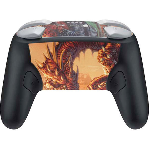Bravery Misplaced Dragon and Knight by Ed Beard Jr Nintendo Switch 2 (2025) Pro Controller Skin