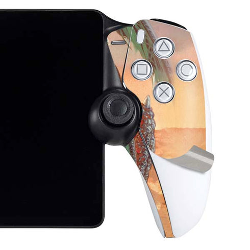 Bravery Misplaced Dragon and Knight by Ed Beard Jr PlayStation Portal Remote Player Skin