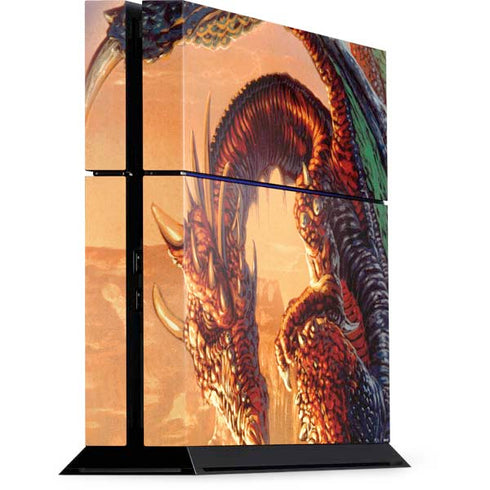 Bravery Misplaced Dragon and Knight by Ed Beard Jr PlayStation PS4 Skins