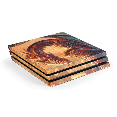 Bravery Misplaced Dragon and Knight by Ed Beard Jr PlayStation PS4 Skins