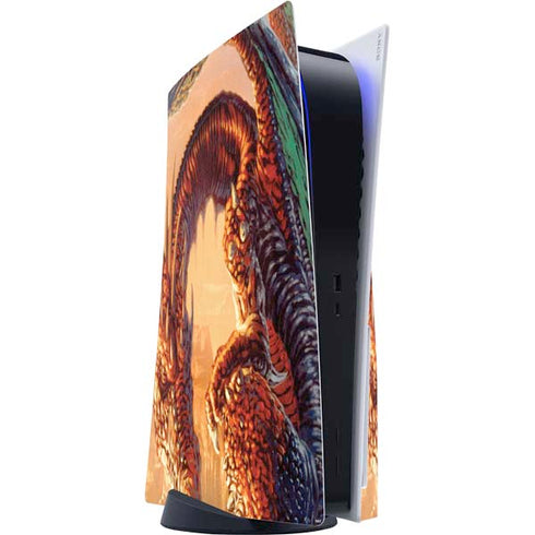 Bravery Misplaced Dragon and Knight by Ed Beard Jr PlayStation PS5 Skins