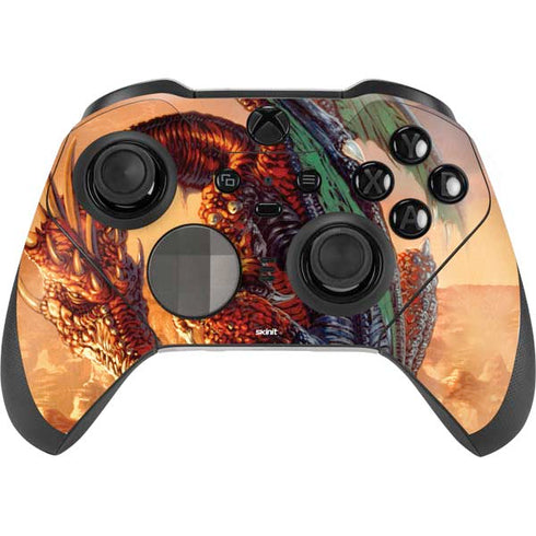 Bravery Misplaced Dragon and Knight by Ed Beard Jr Xbox Elite Wireless Controller Series 2 Skin