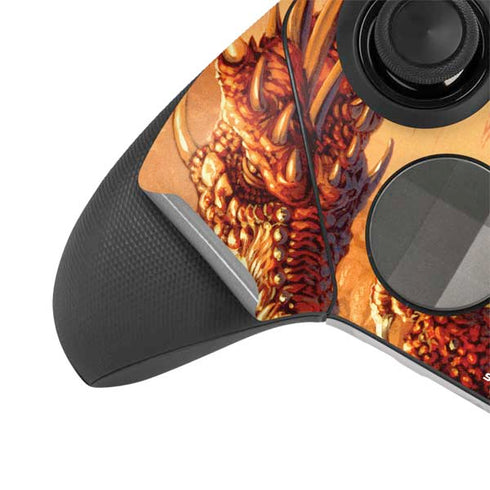 Bravery Misplaced Dragon and Knight by Ed Beard Jr Xbox Elite Wireless Controller Series 2 Skin
