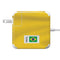 Brazil Soccer Flag 85W Power Adapter (15 and 17 inch MacBook Pro Charger) Skin