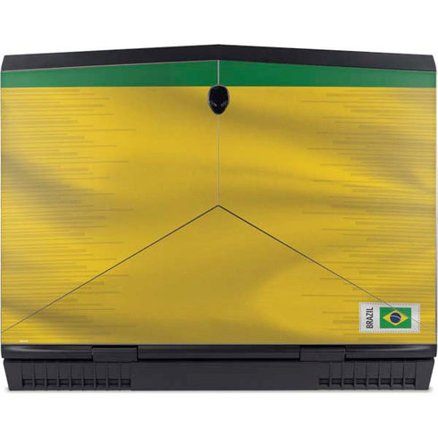 Brazil Soccer Flag Dell Alienware Skin