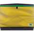 Brazil Soccer Flag Dell Alienware Skin