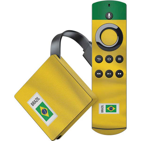 Brazil Soccer Flag Amazon Fire TV Skin