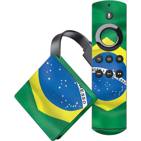 Brazil Flag Amazon Fire TV Skin