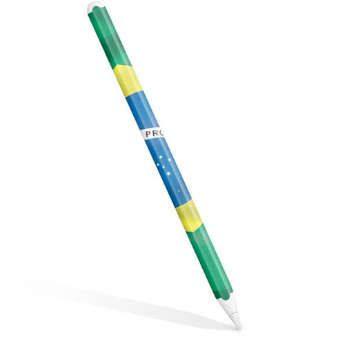 Brazil Flag Apple Pencil (2nd Gen 2019) Skin
