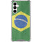 Brazil Flag Distressed Galaxy A16 5G Clear Case