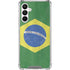 Brazil Flag Distressed Galaxy A16 5G Clear Case