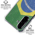Brazil Flag Distressed Galaxy A36 5G Clear Case