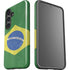 Brazil Flag Distressed Galaxy S25 Plus Impact Case