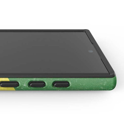 Brazil Flag Distressed Galaxy S25 Ultra Impact Case