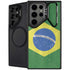 Brazil Flag Distressed Galaxy S25 Ultra Kickstand Case