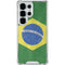 Brazil Flag Distressed Galaxy S25 Ultra Clear Case