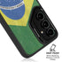 Brazil Flag Distressed Galaxy S26 Kickstand Case