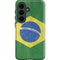 Brazil Flag Distressed Galaxy S26 Plus Impact Case