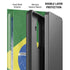 Brazil Flag Distressed Galaxy S26 Plus Impact Case
