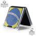 Brazil Flag Distressed Galaxy Z Flip6 Clear Case