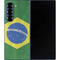 Brazil Flag Distressed Galaxy Z Fold6 Skin