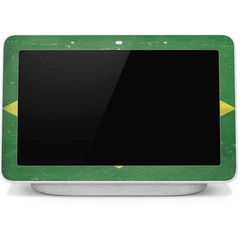 Brazil Flag Distressed Google Home Hub Skin