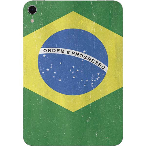 Brazil Flag Distressed Apple iPad Mini Skin