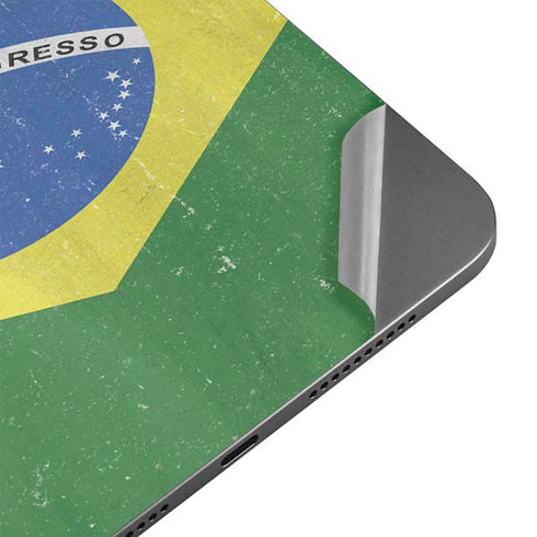 Brazil Flag Distressed Apple iPad Mini Skin