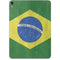 Brazil Flag Distressed Apple iPad Pro Skin