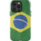 Brazil Flag Distressed iPhone 15 Pro Impact Case