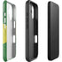 Brazil Flag Distressed iPhone 16 Impact Case