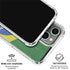 Brazil Flag Distressed iPhone 16 Pro Clear Case