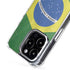 Brazil Flag Distressed iPhone 16 Pro MagSafe Case