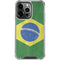 Brazil Flag Distressed iPhone 16 Pro Max Clear Case
