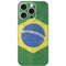 Brazil Flag Distressed iPhone 16 Pro Skin