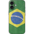 Brazil Flag Distressed iPhone 16 Skin