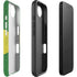 Brazil Flag Distressed iPhone 16e Impact Case