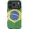 Brazil Flag Distressed iPhone 18 Pro Impact Case