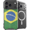 Brazil Flag Distressed iPhone 18 Pro MagSafe Case