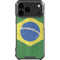 Brazil Flag Distressed iPhone 18 Pro Max Clear Case