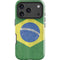 Brazil Flag Distressed iPhone 18 Pro Max Impact Case