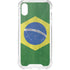 Brazil Flag Distressed iPhone XS Clear Case