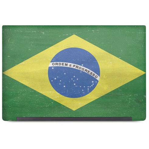 Brazil Flag Distressed Dell Latitude Skin